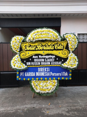 Papan Bunga Duka di Bahagia