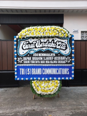 Papan Bunga Duka di Bahagia